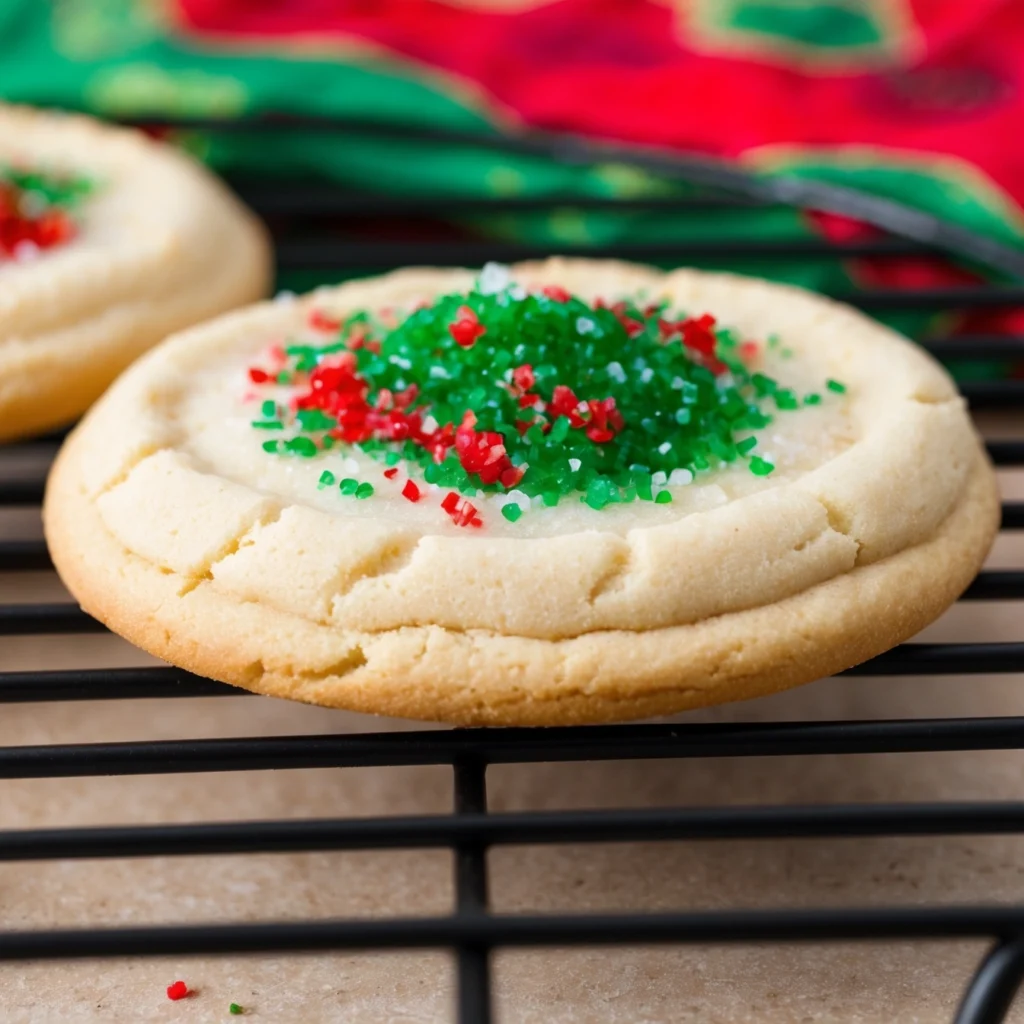 Fresh sugar recipe cookies on a tray, perfect for decorating.